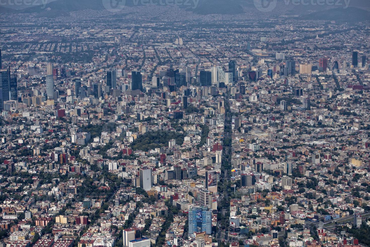 aérea da cidade do méxico foto