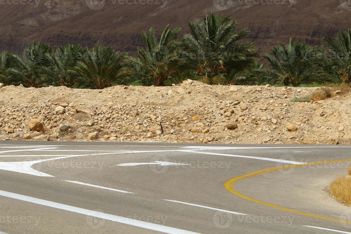 rodovia em israel de norte a sul foto