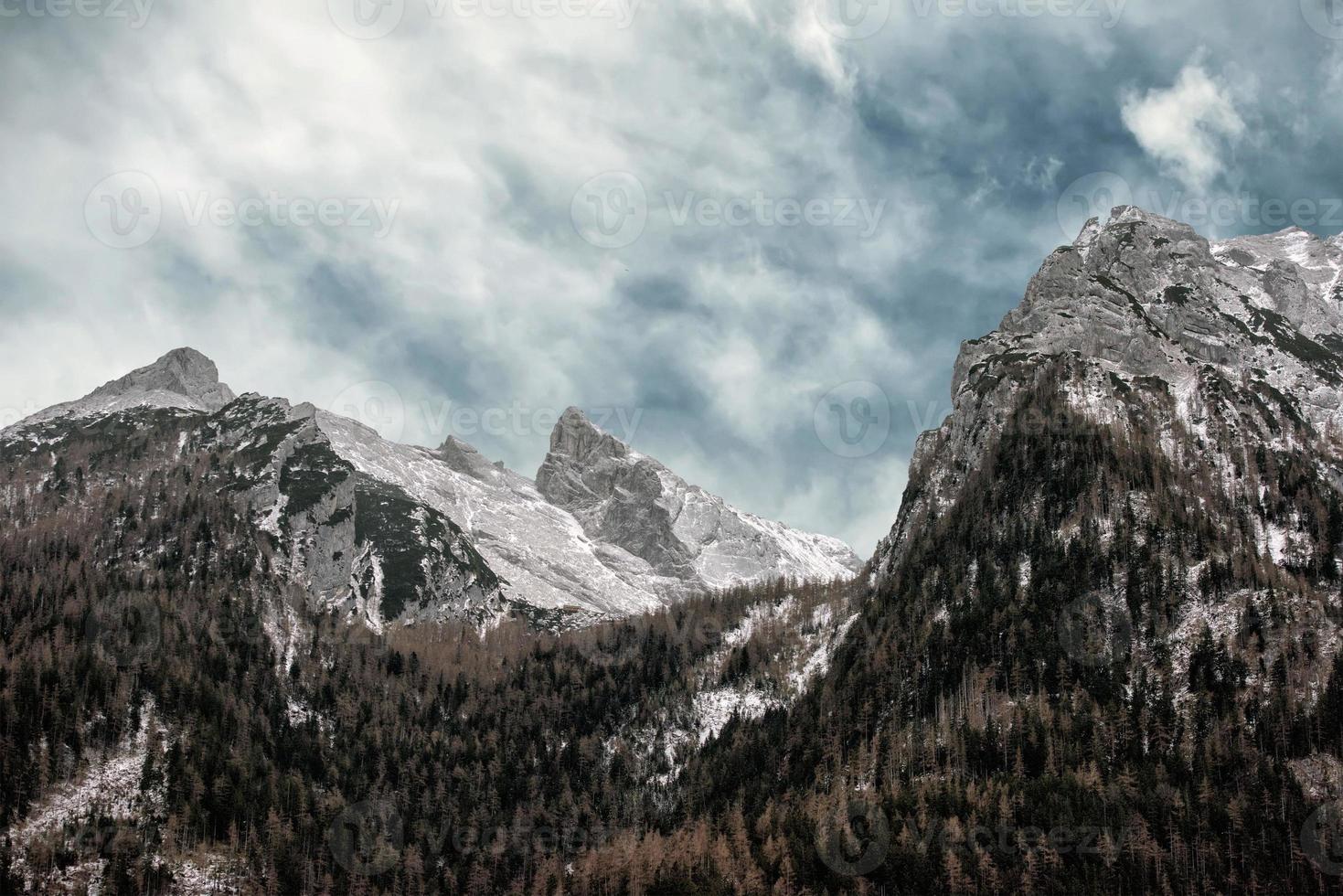 terra de berchtesgaden no inverno foto