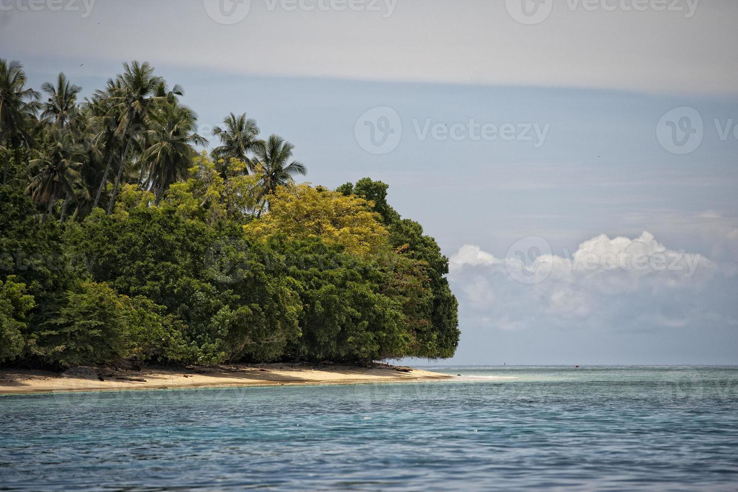 siladen turquesa ilha paradisíaca tropical foto