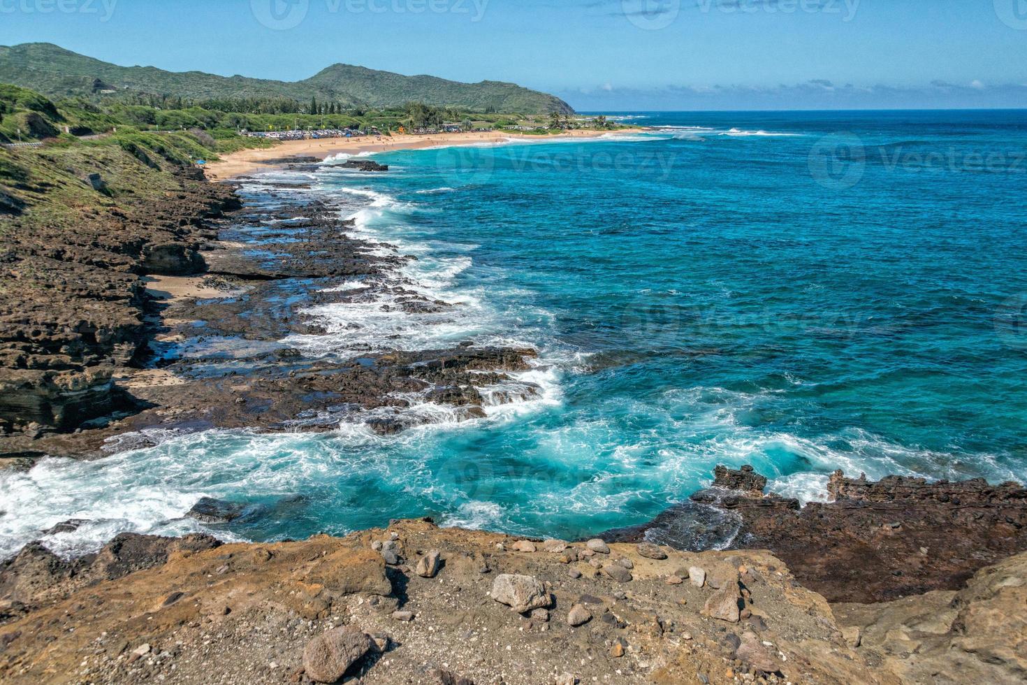 oahu costa leste ilha do havaí foto