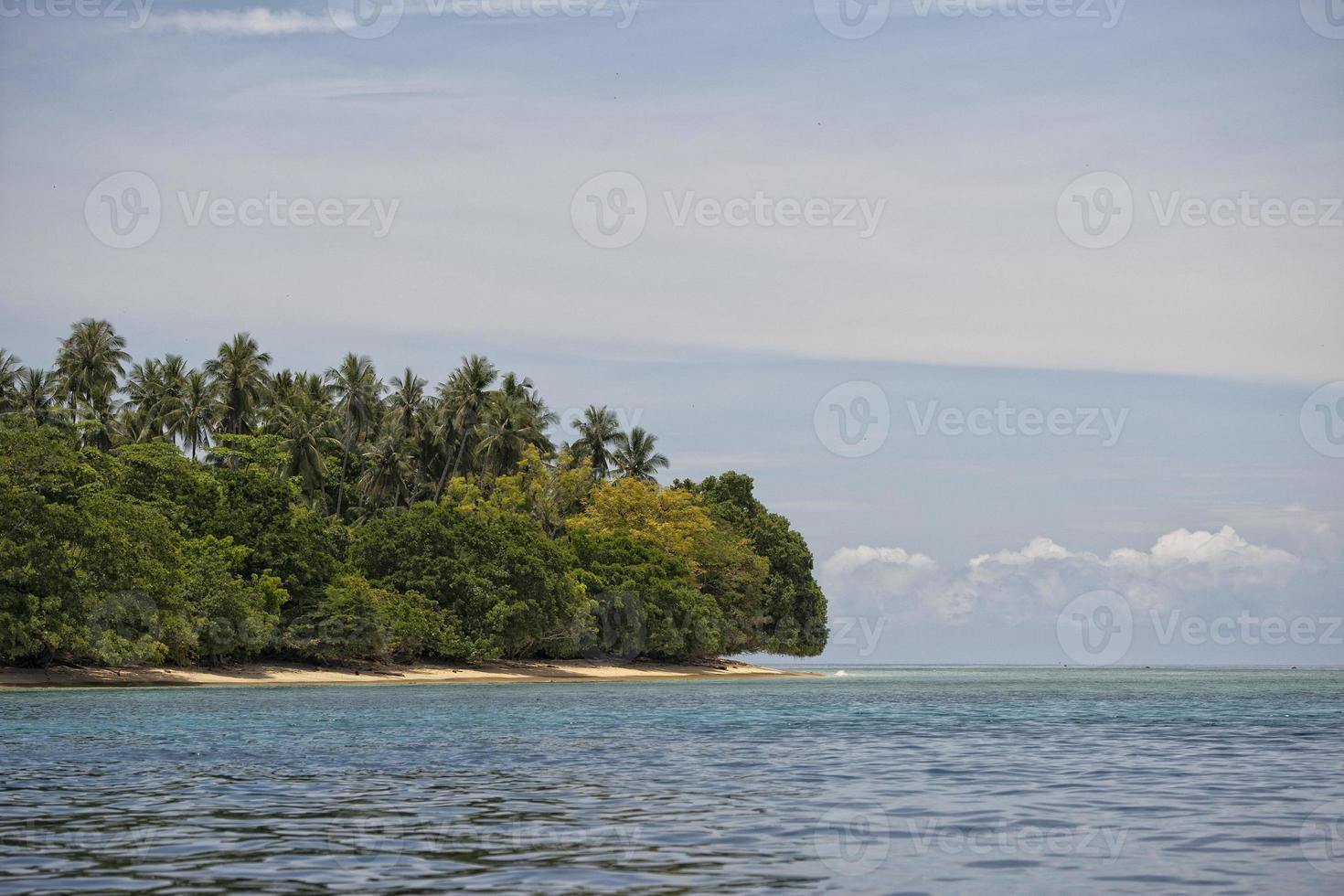 siladen turquesa ilha paradisíaca tropical foto