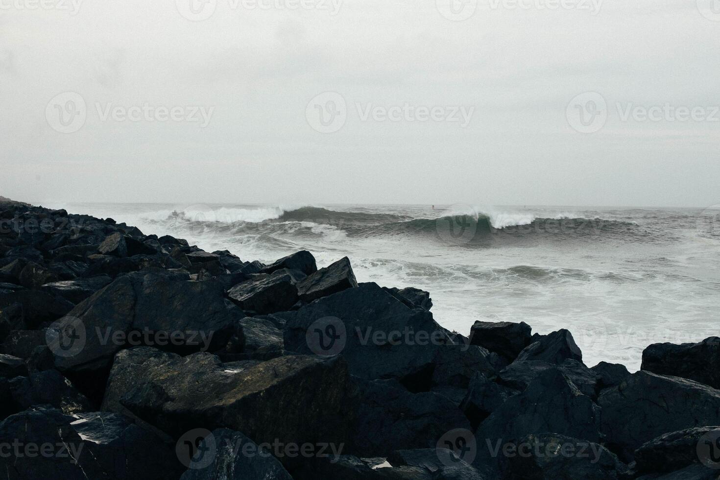 ondas na praia foto