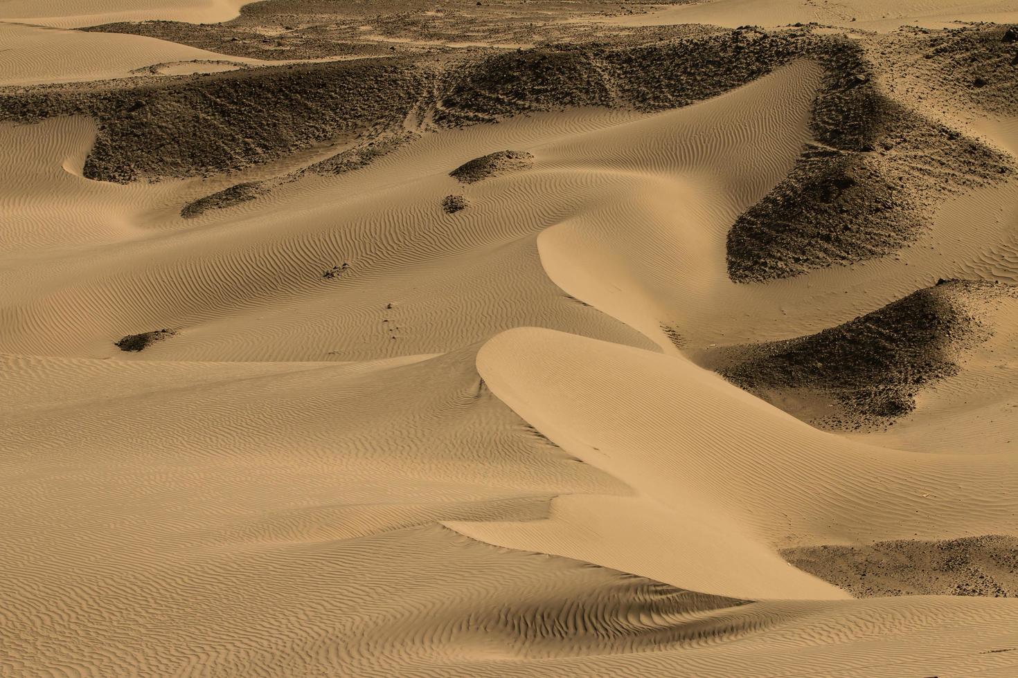 detalhe abstrato de areia nas dunas foto