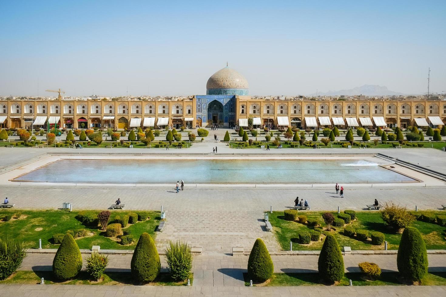 praça naqsh-e jahan em isfahan, irã. foto