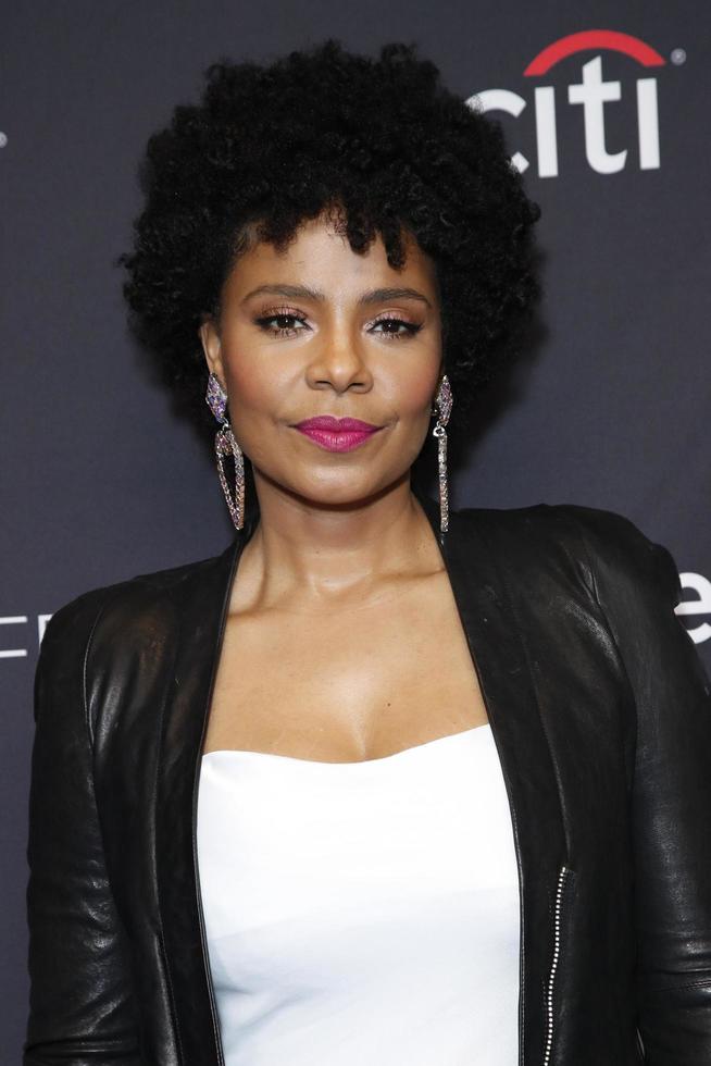 los angeles 24 de março - sanaa lathan no paleyfest star trek - descoberta e o evento da zona crepuscular no teatro dolby em 24 de março de 2019 em los angeles, ca foto