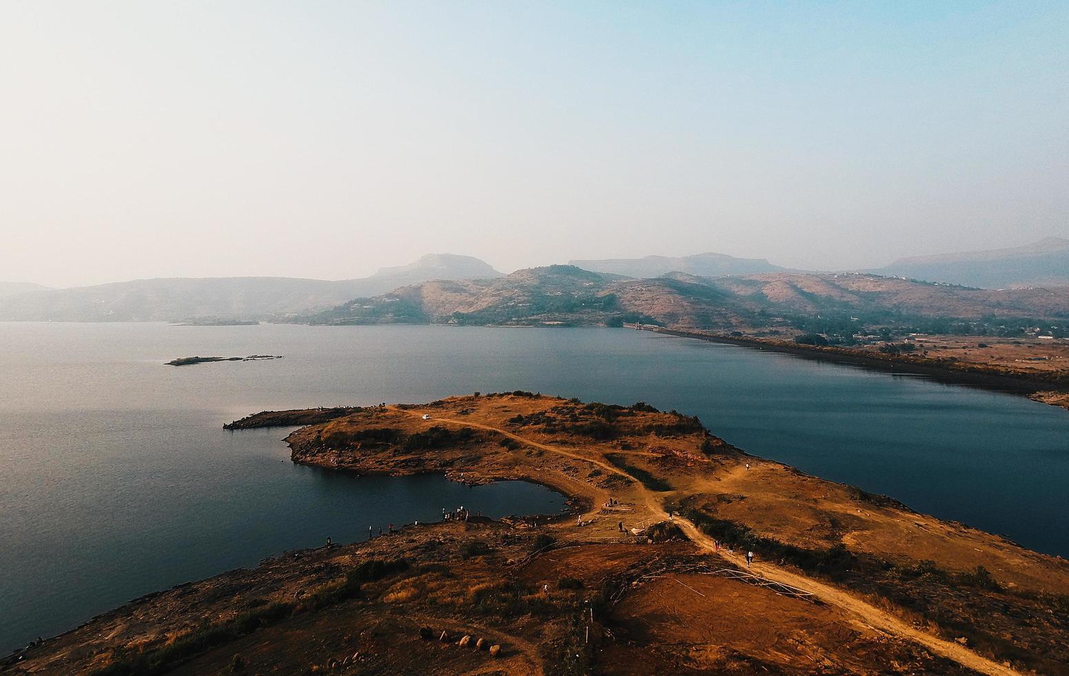 vista aérea de uma ilha foto