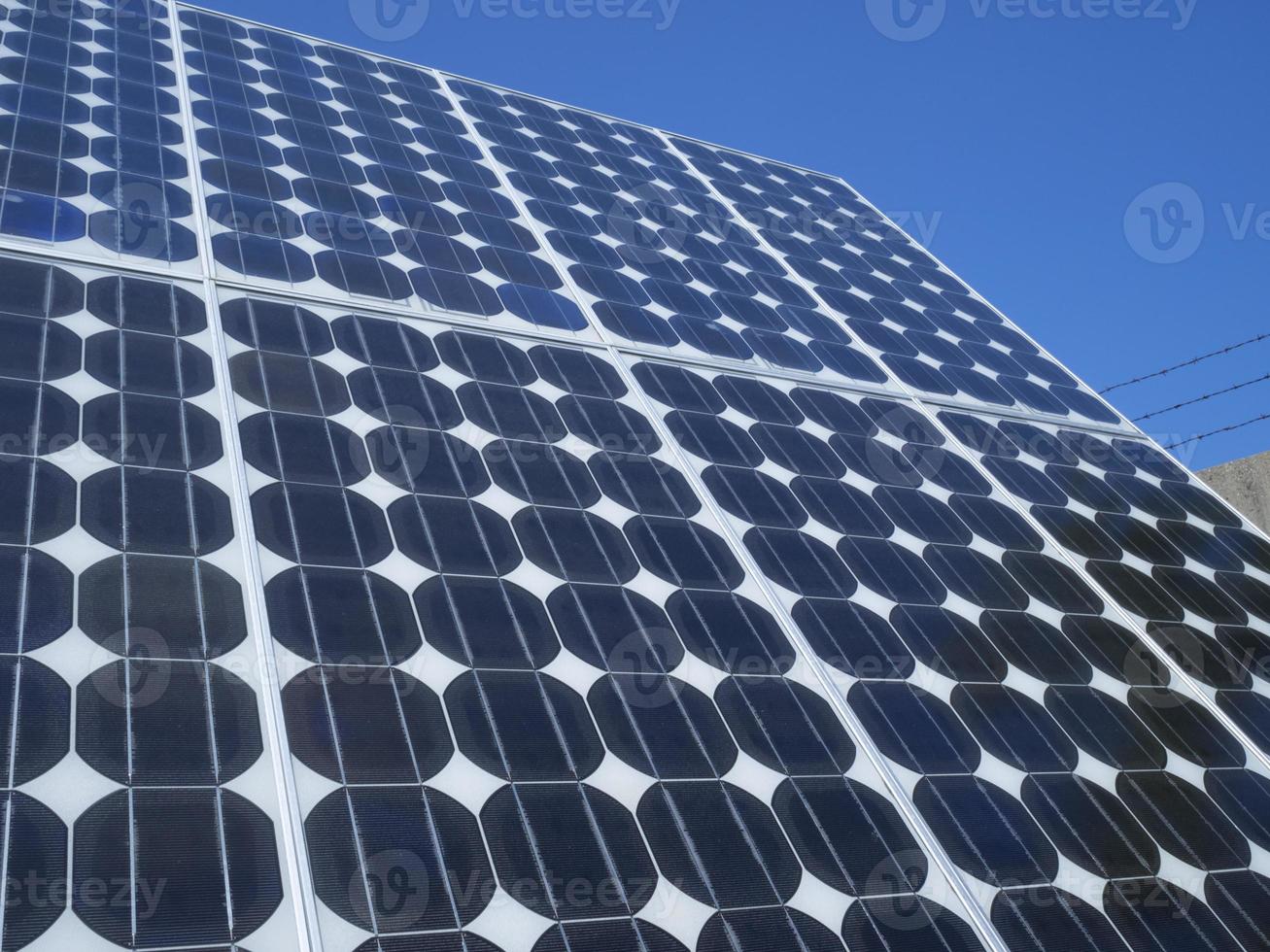painel solar de células fotovoltaicas foto