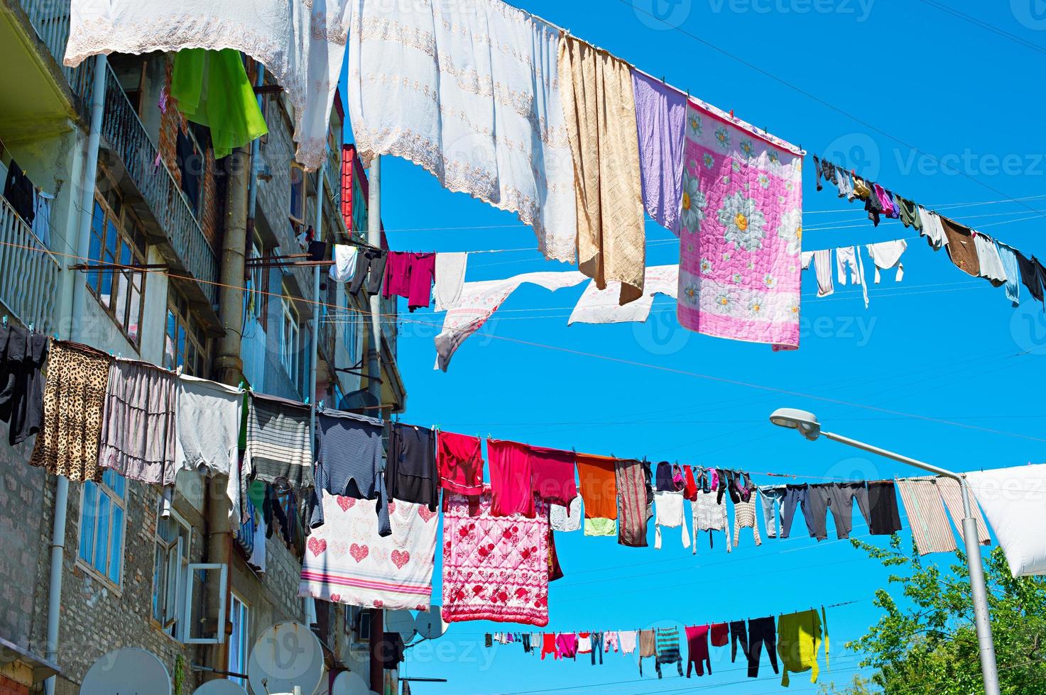 roupas de secagem típicas, georgia foto