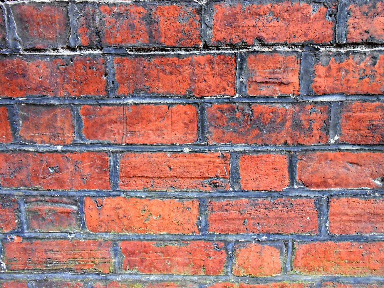 parede de tijolo vermelho foto