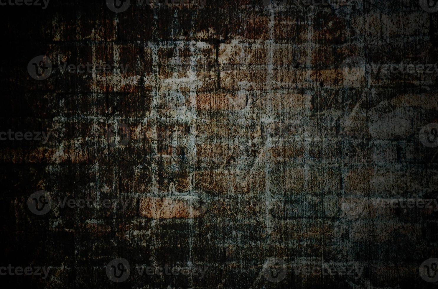 textura de parede velha grunge com vinheta foto