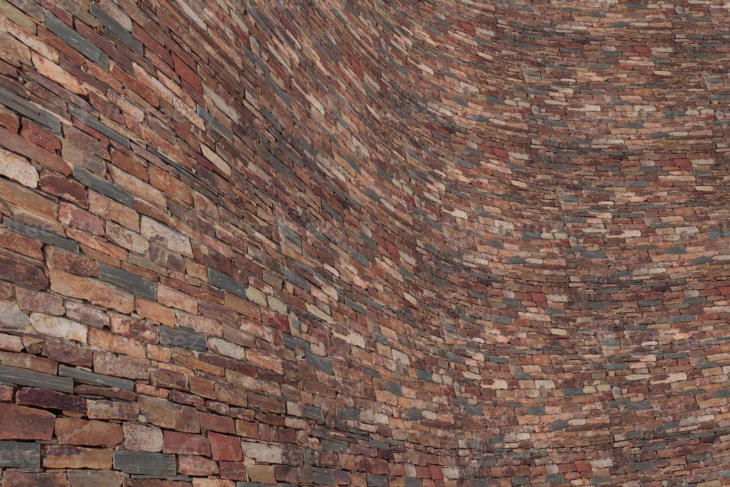 parede de tijolo de pedra foto