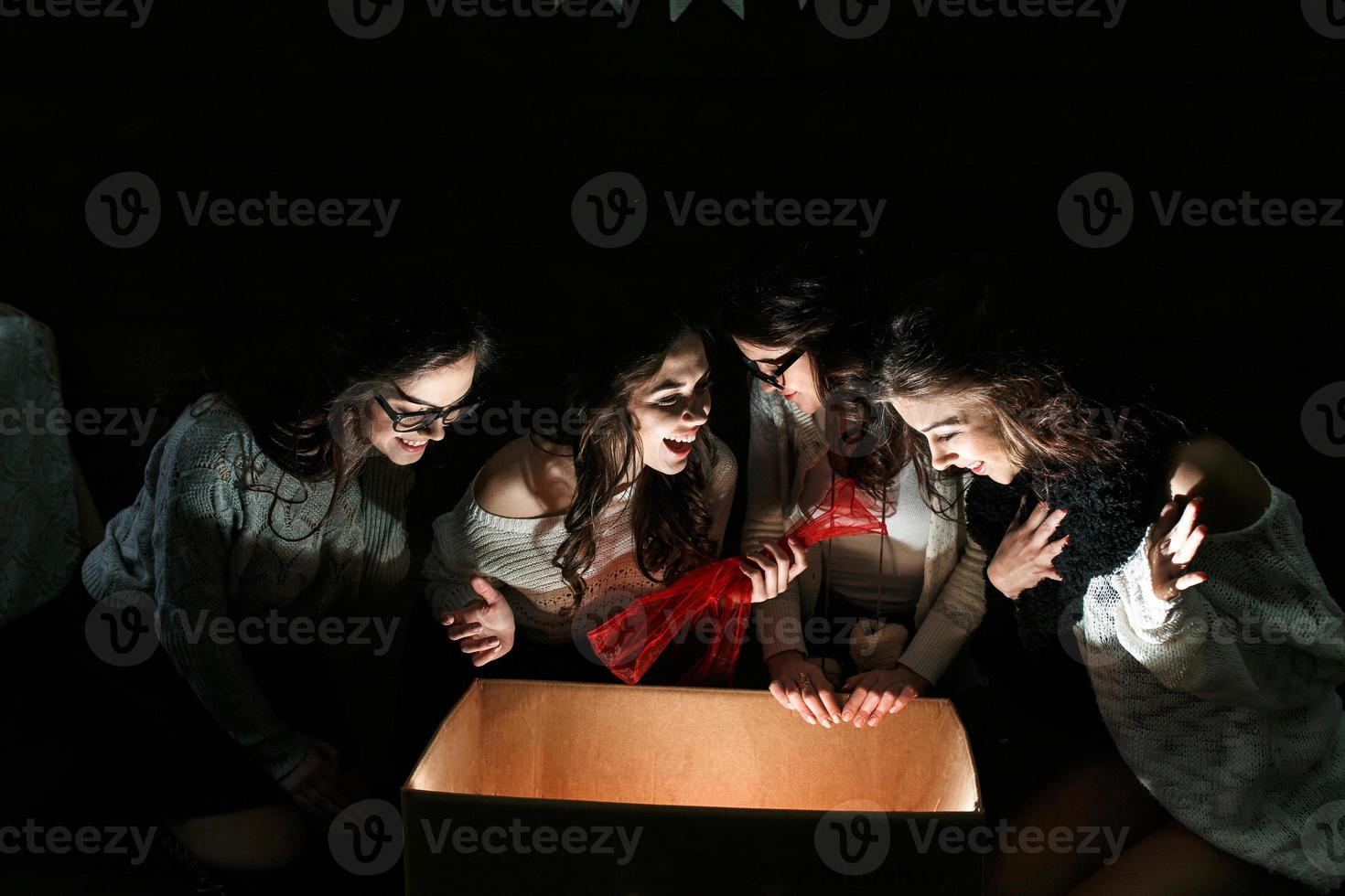 retrato de férias de mulheres foto