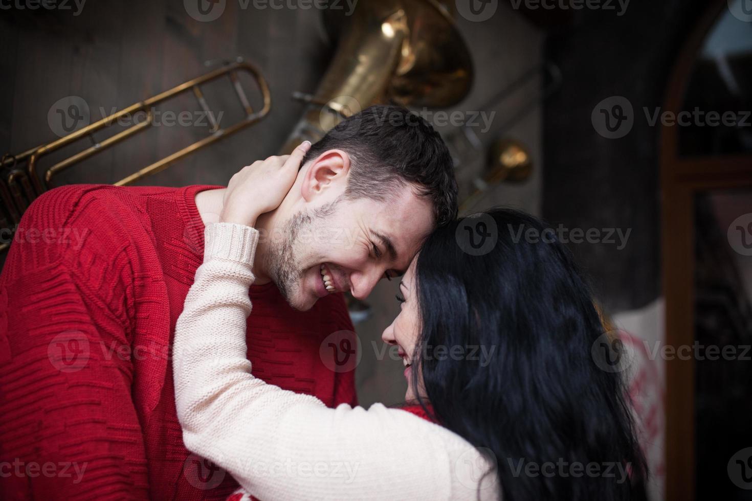 casal junto retrato foto