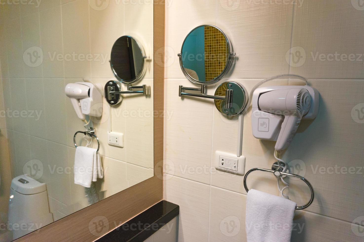 Secador de cabelo montado na parede nofer hotelline branco com