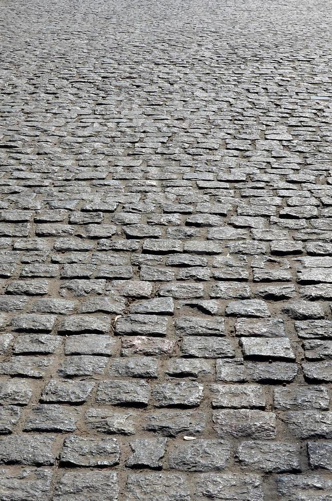 foto de fundo close-up de uma grande plataforma de pedra de pavimentação em perspectiva