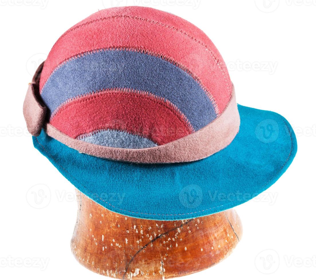chapéu macio de feltro com aba larga foto