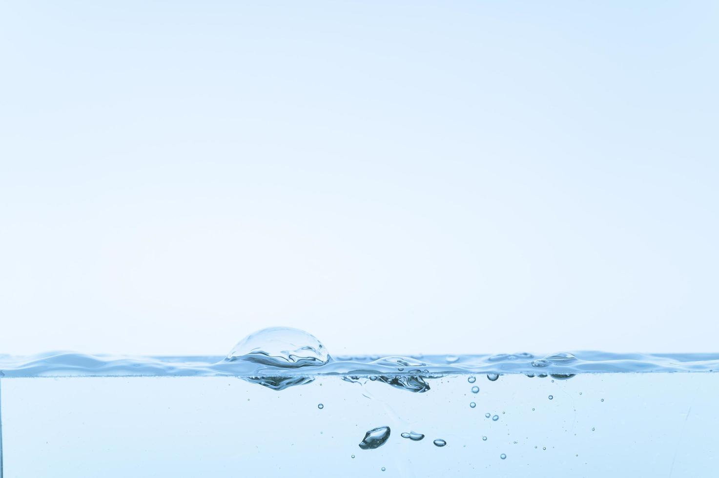 superfície da água azul foto