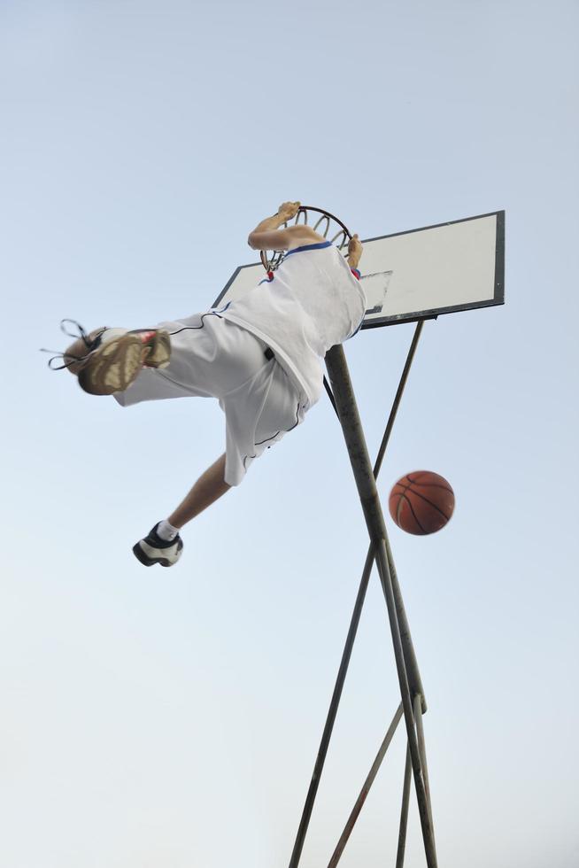 visão de jogador de basquete foto