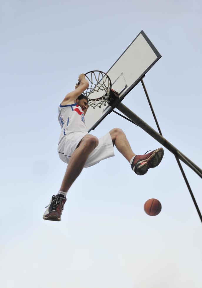 visão de jogador de basquete foto