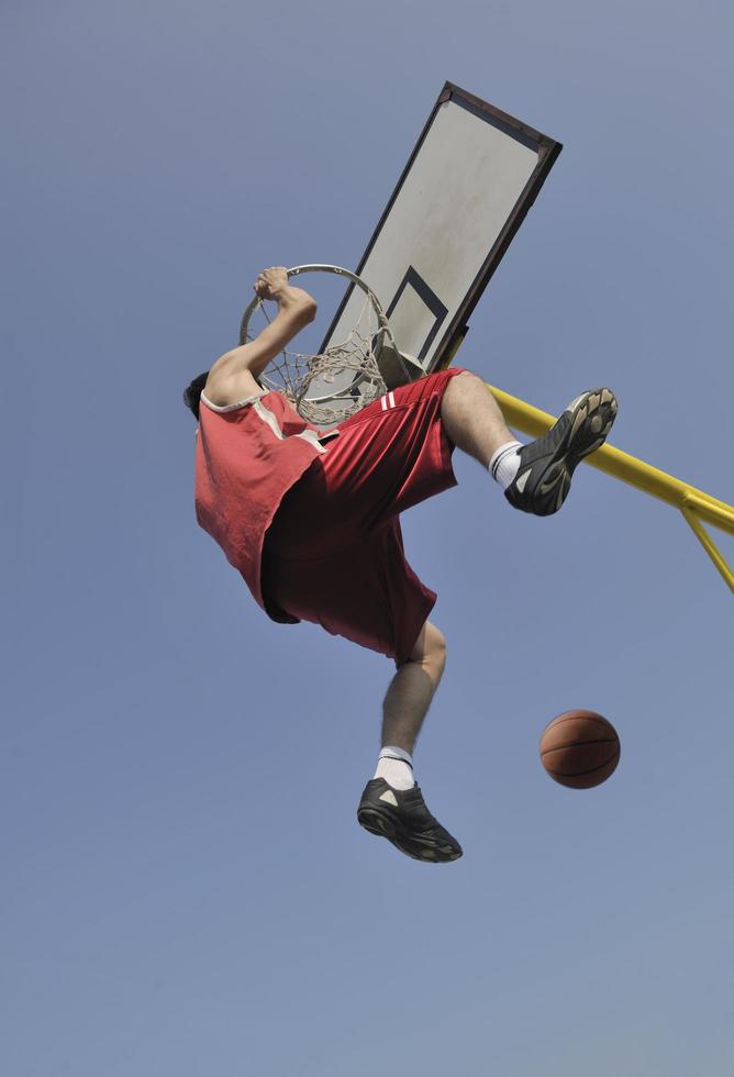 visão de jogador de basquete foto