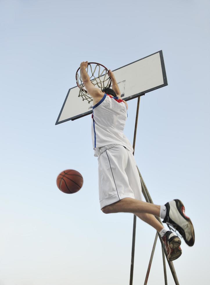 visão de jogador de basquete foto