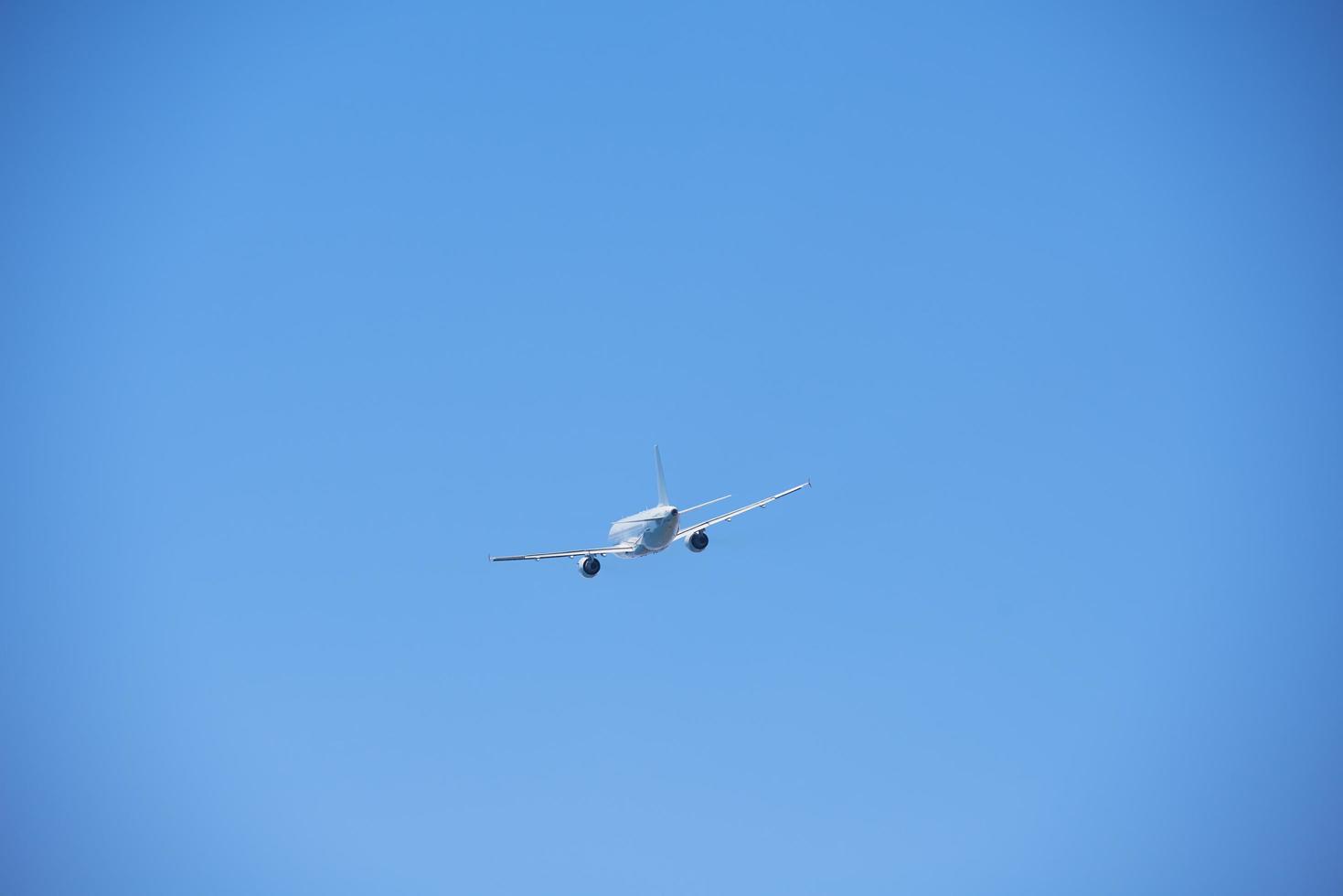 vista de avião moderno foto