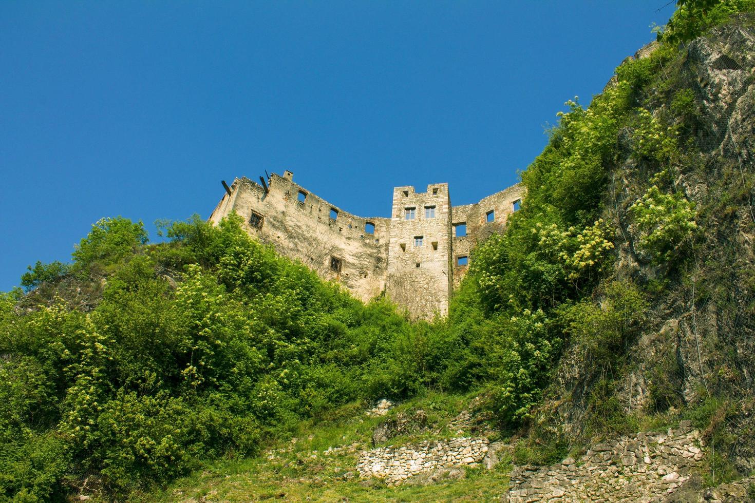 ruínas do antigo castelo foto