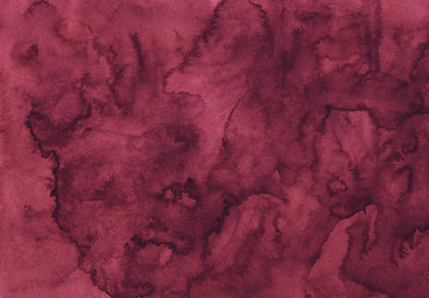 textura de fundo carmesim empoeirado elegante em aquarela. pano de fundo vintage aquarela profunda Borgonha. pintado à mão foto