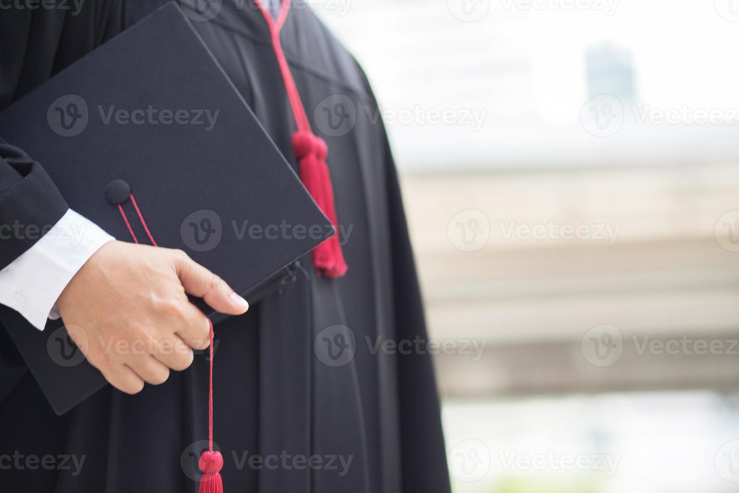 felicitar o graduado na universidade foto