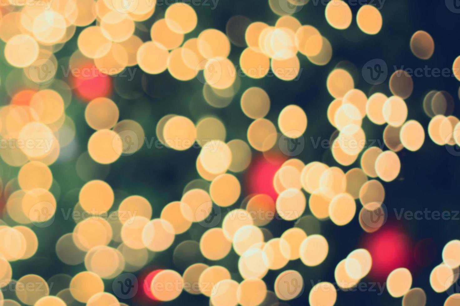 fundo abstrato de luz de bokeh de natal foto