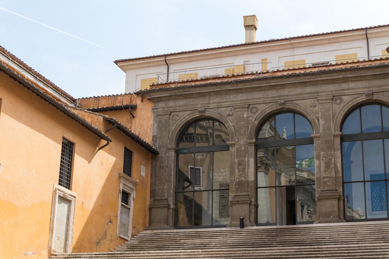 roma, itália, 2022 - vista da praça campidoglio foto