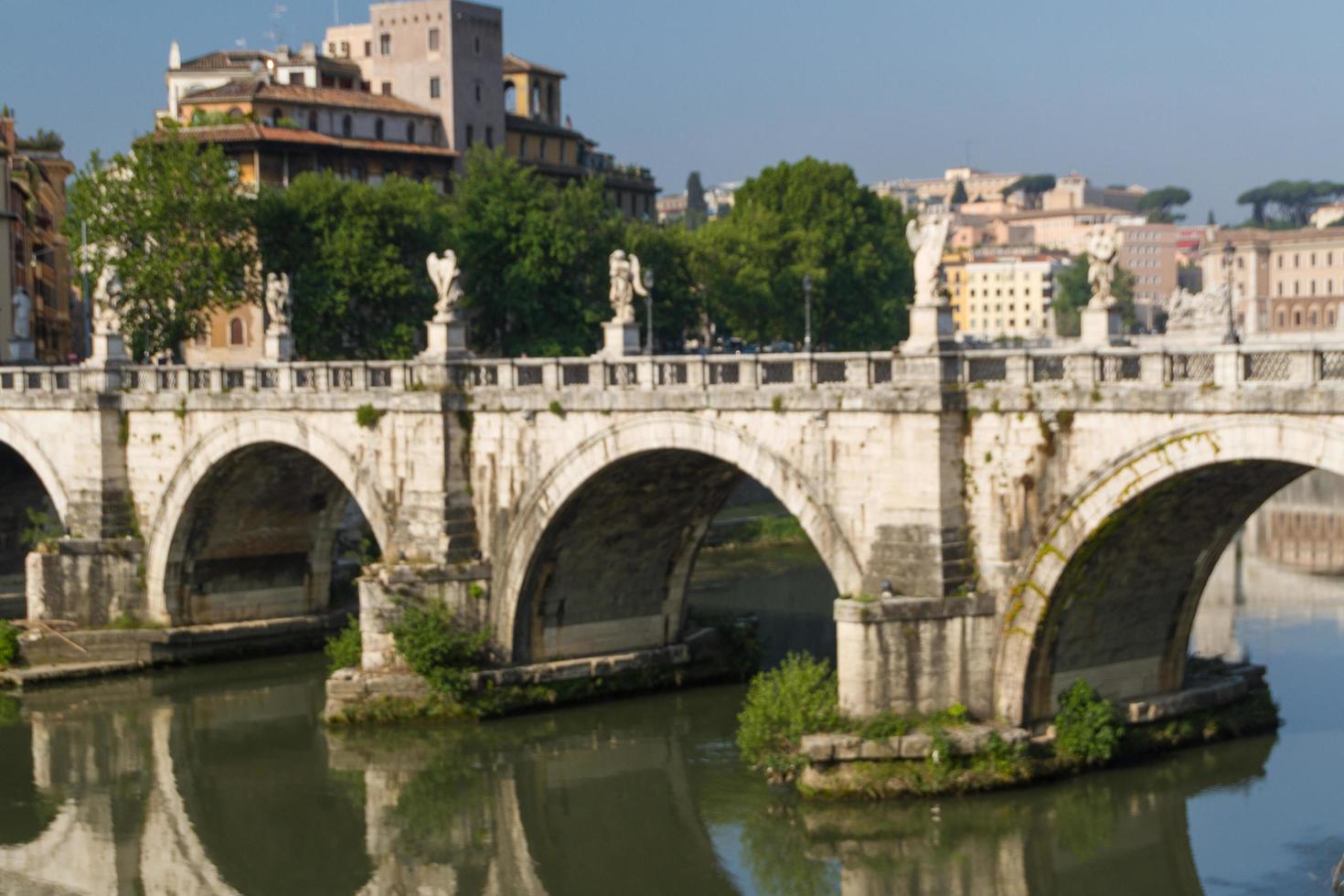 vista das pontes de roma foto