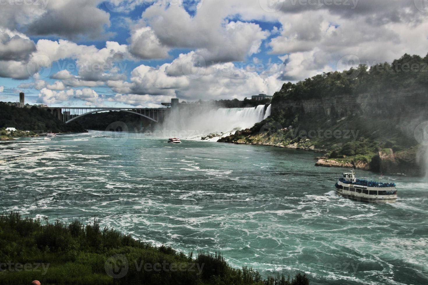 vista das Cataratas do Niágara do lado canadense foto