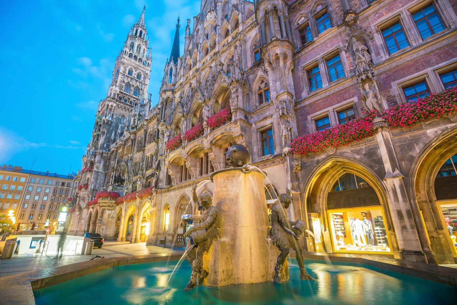 prefeitura da marienplatz foto