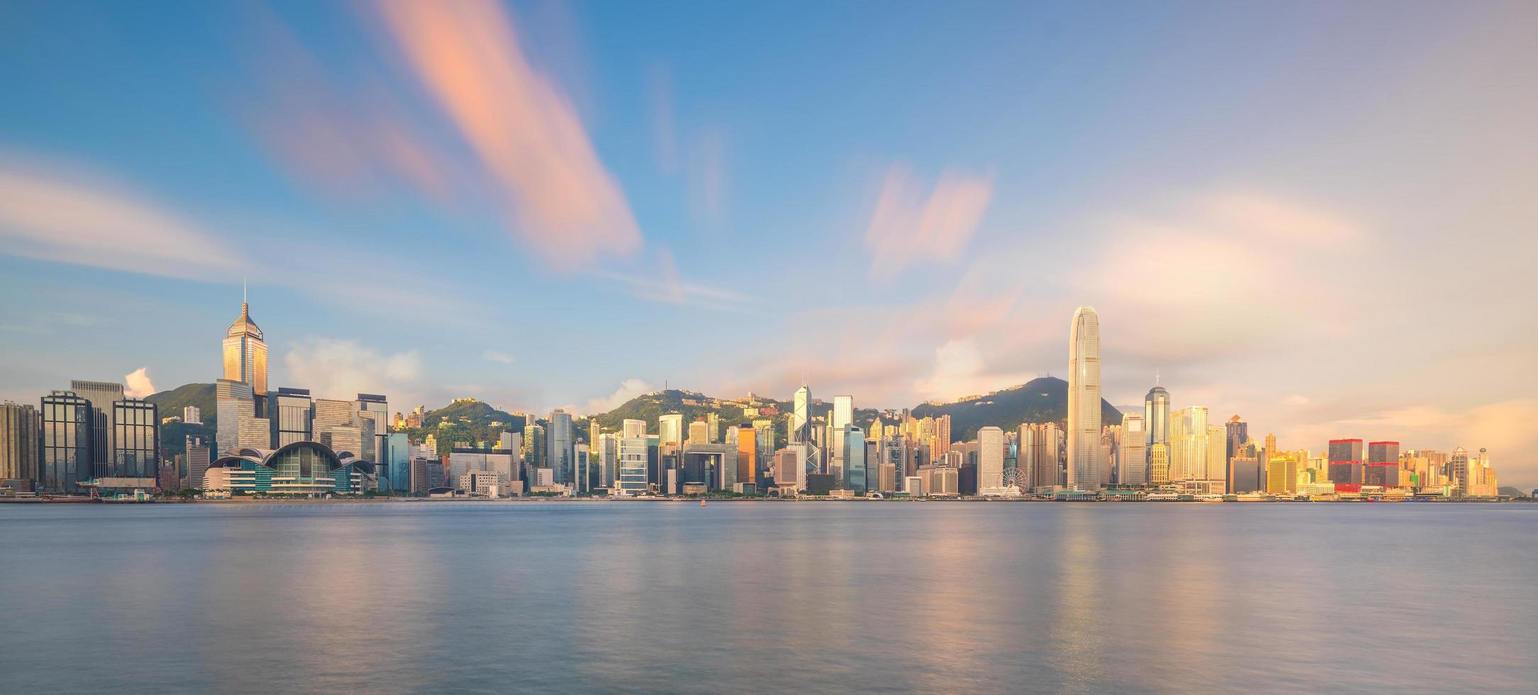 skyline de hong kong foto