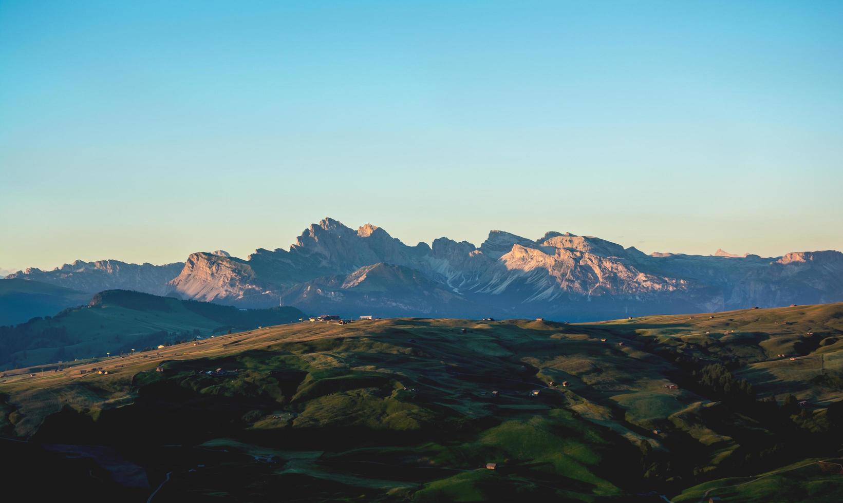 montanha Schlern na Itália foto