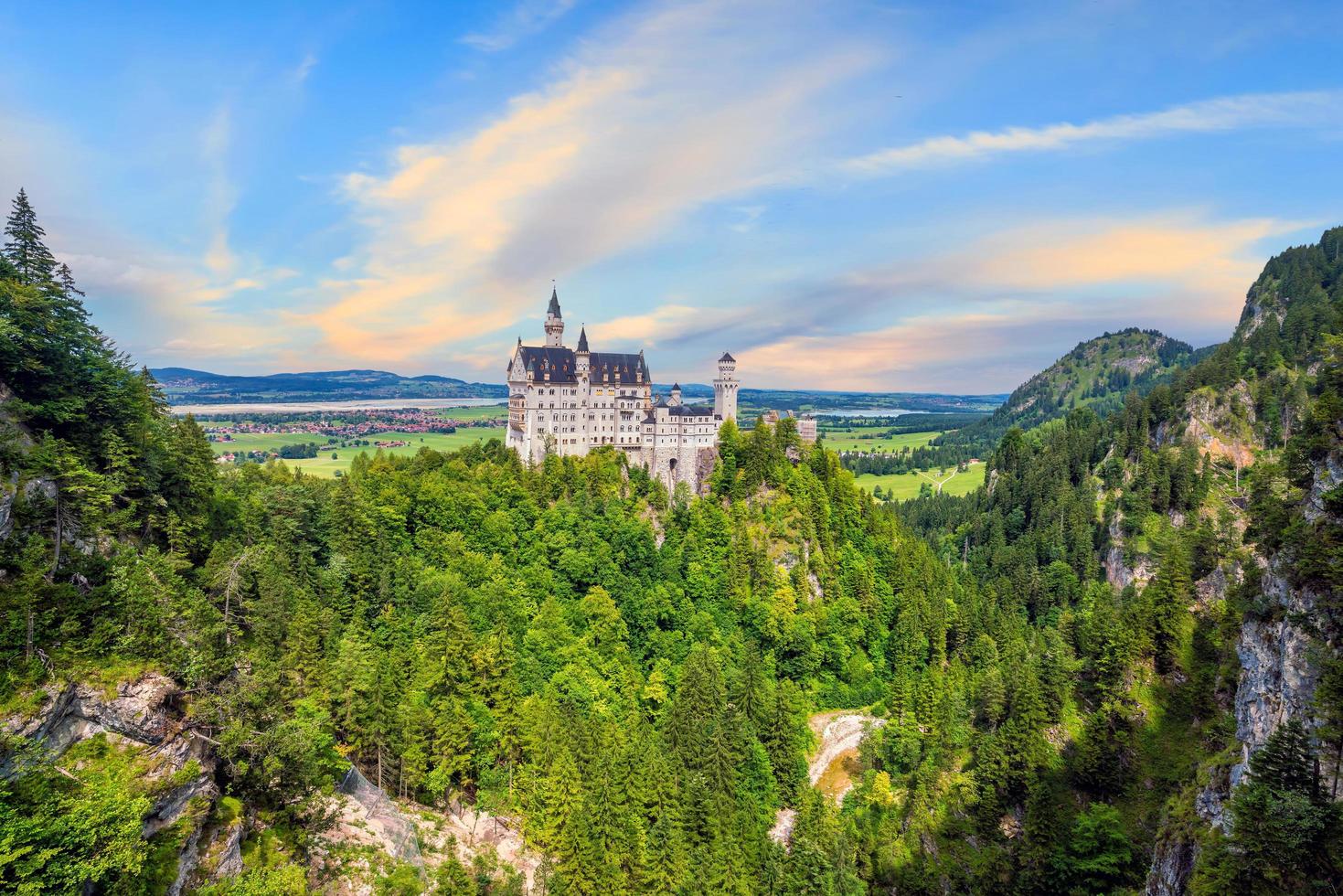 castelo neuschwanstein, sudoeste da bavária, alemanha foto