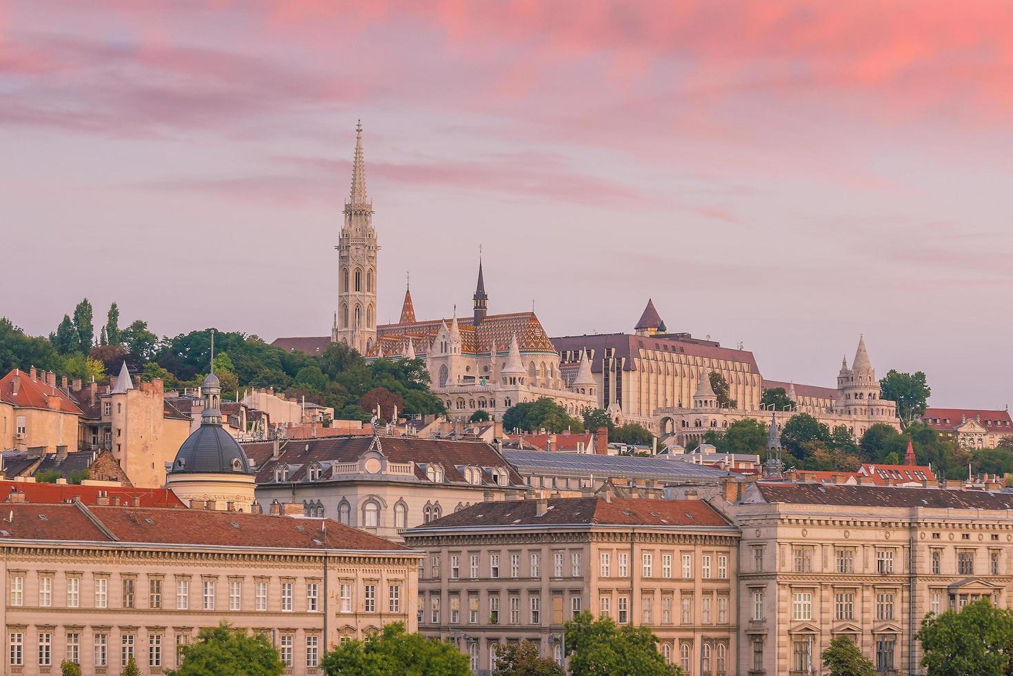 horizonte de budapeste na hungria foto