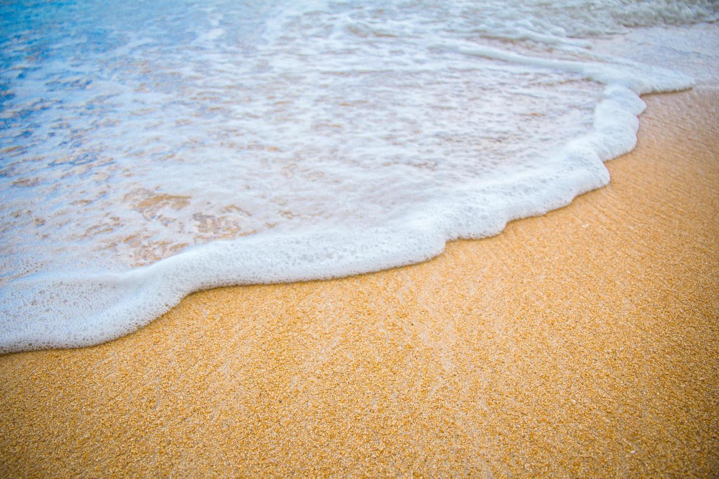 praia de areia marrom foto