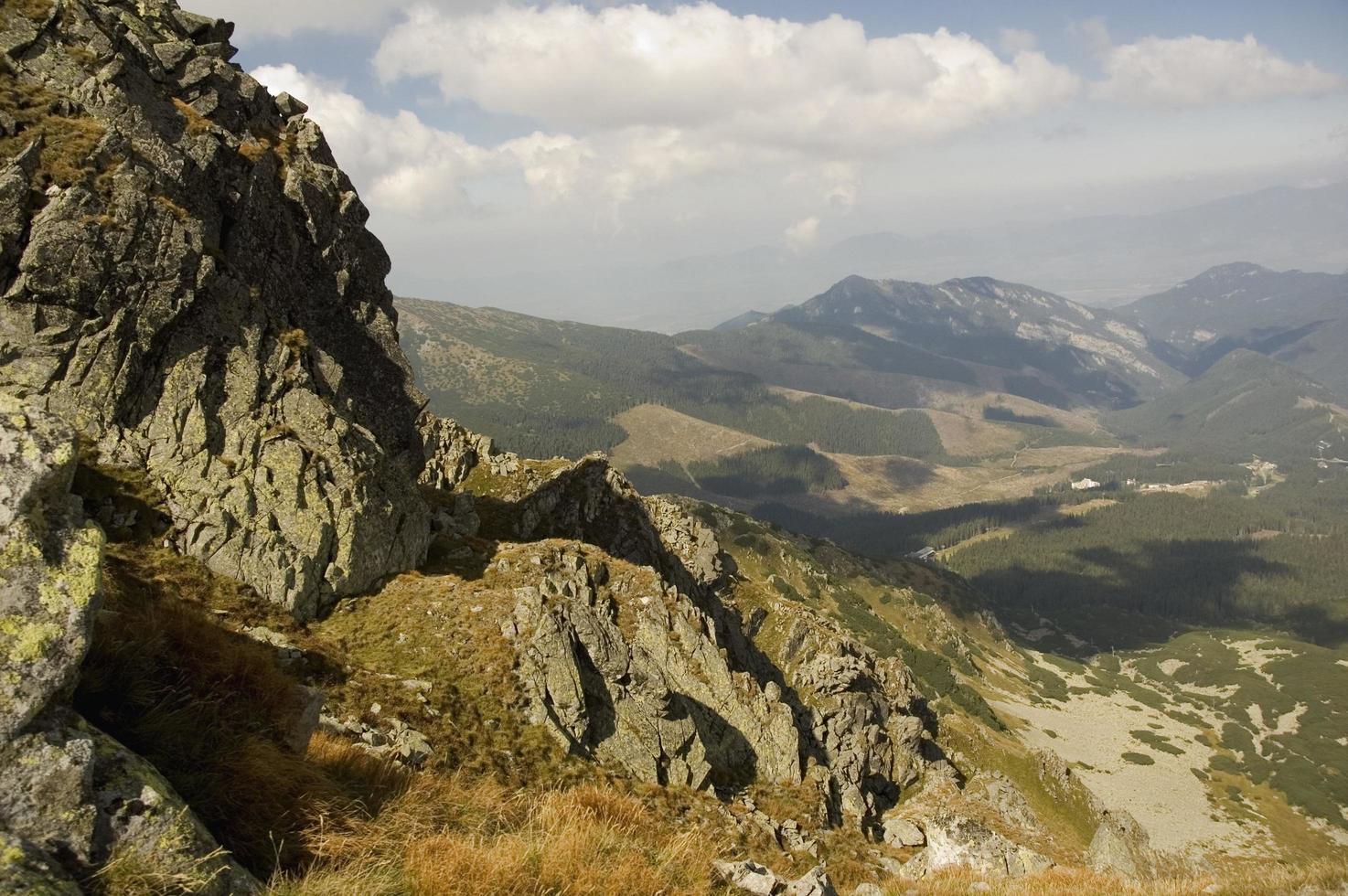 pico rochoso na Eslováquia foto