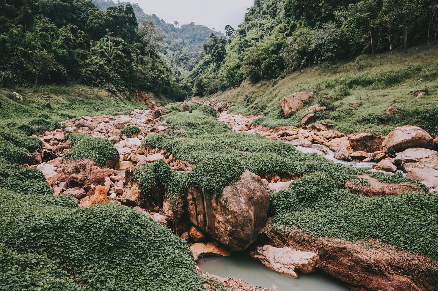 vale do rio com pedras foto