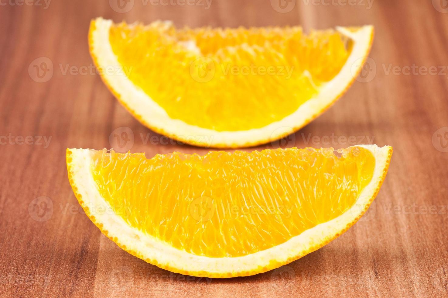 laranja em fatias foto