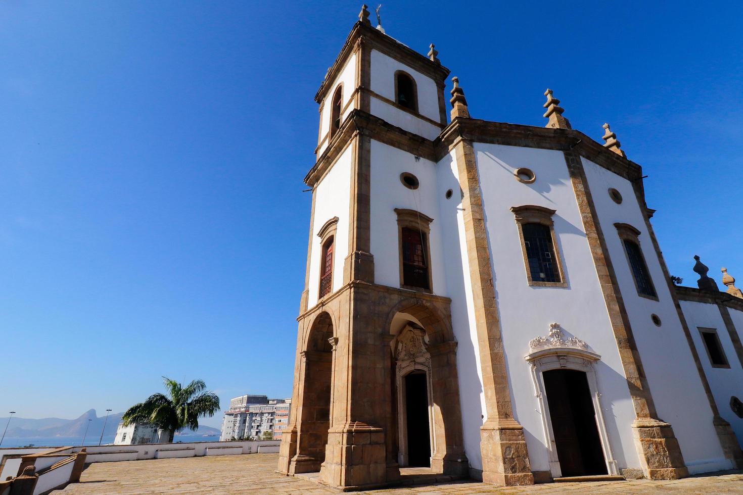 rio de janeiro, rj, brasil, 2022 - igreja de nossa senhora da glória no outeiro, bairro da gloria foto