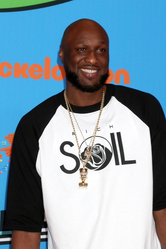 los angeles - 24 de março de lamar odom no 2018 kid s choice awards no fórum em 24 de março de 2018 em inglewood, ca foto