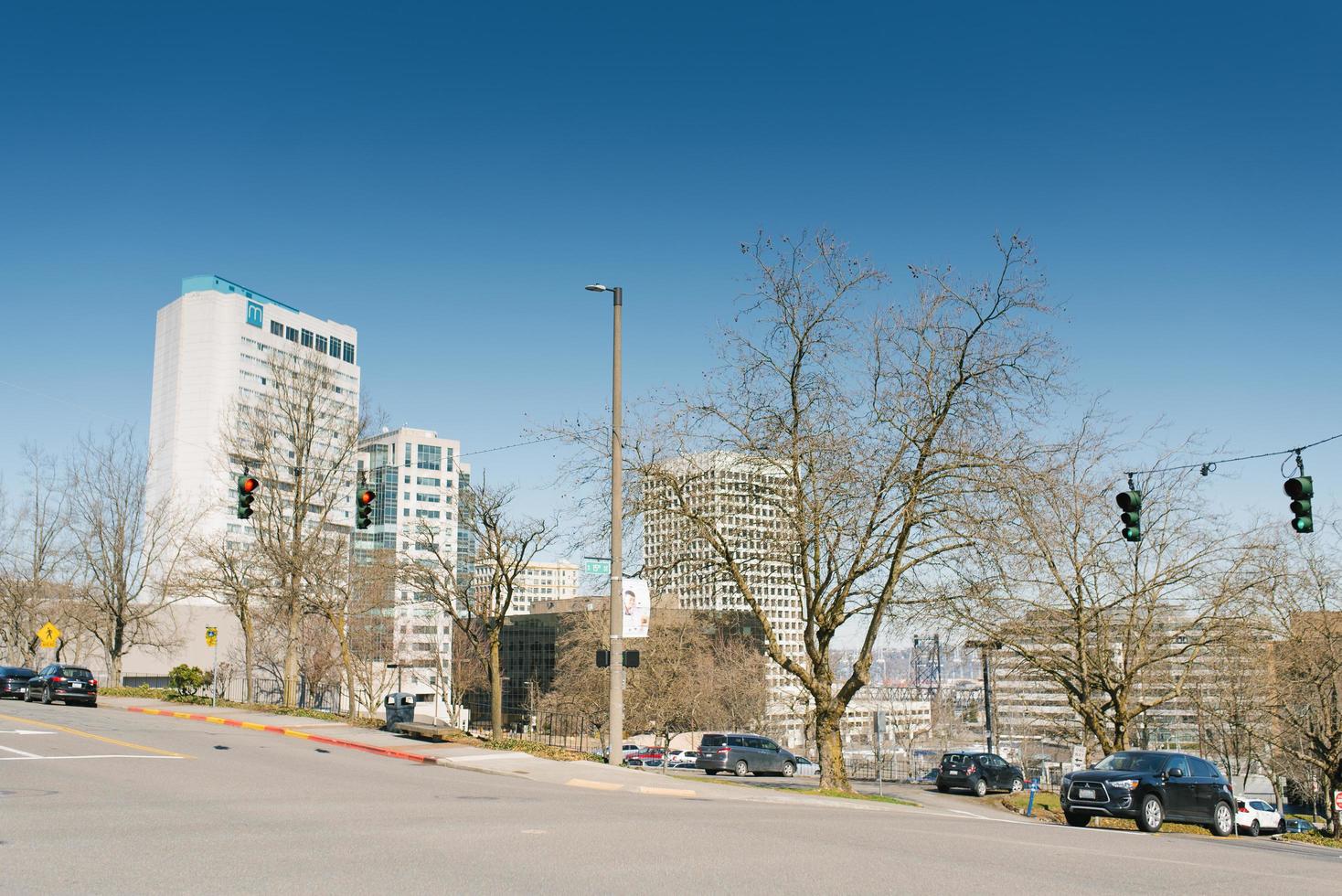 Tacoma, Washington, EUA. março de 2022. vista urbana foto