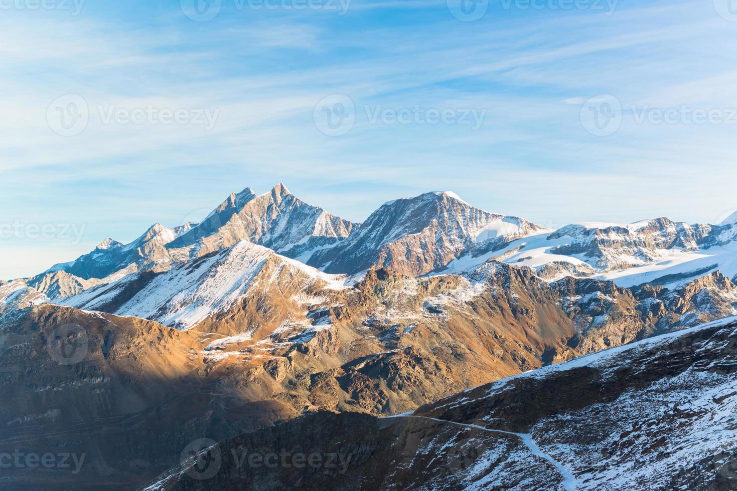 montanha alpina de zermatt, suíça foto