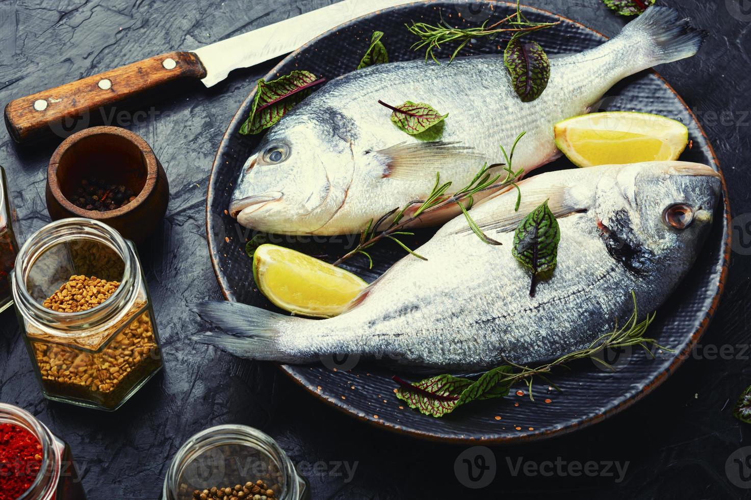 dorado é um peixe saudável e saboroso. foto