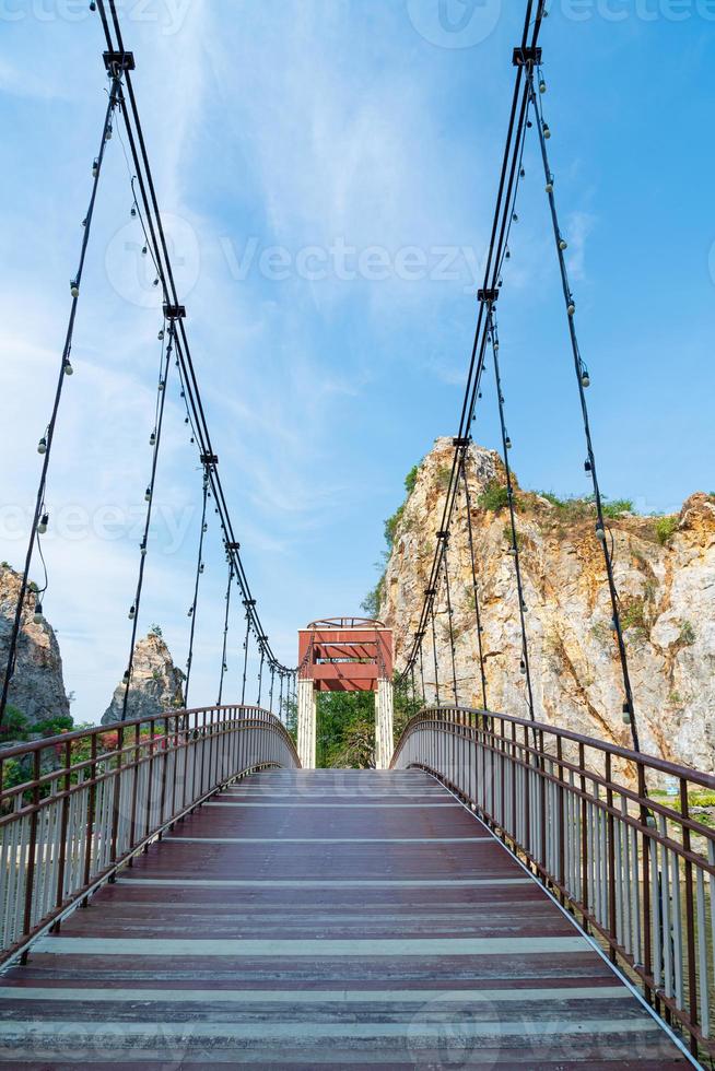 parque de pedra khao gnu na tailândia foto