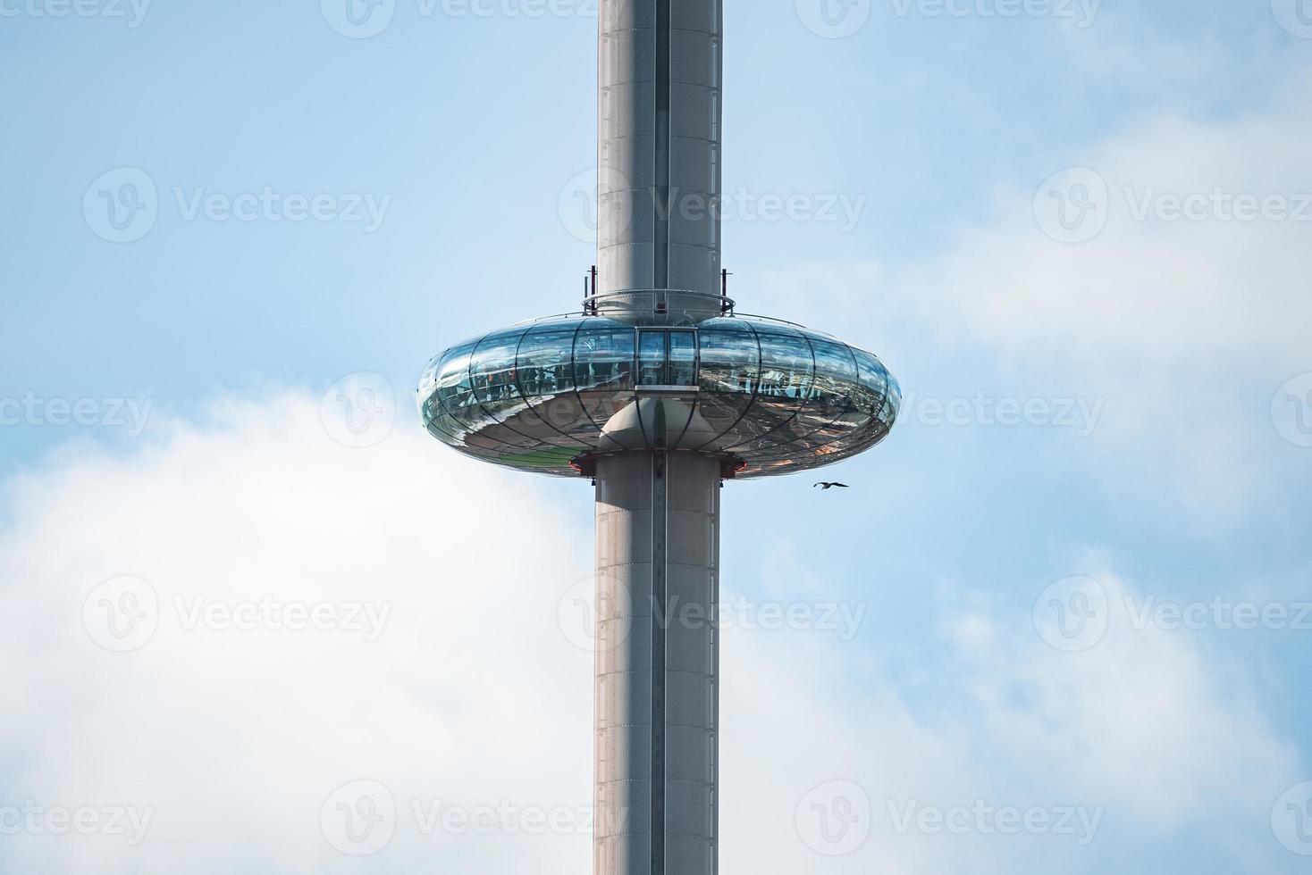 British Airways i360 observatório em Brighton, Reino Unido. foto